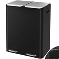 thumbnail image 1 of Pirecart 16 Gallon Kitchen Trash Can with Double Compartments, Stainless Steel Recycling Garbage Can with Soft-Close Lid, 2 Built-in Box for Odor Control, Side Handle, Airtight, 1 of 11