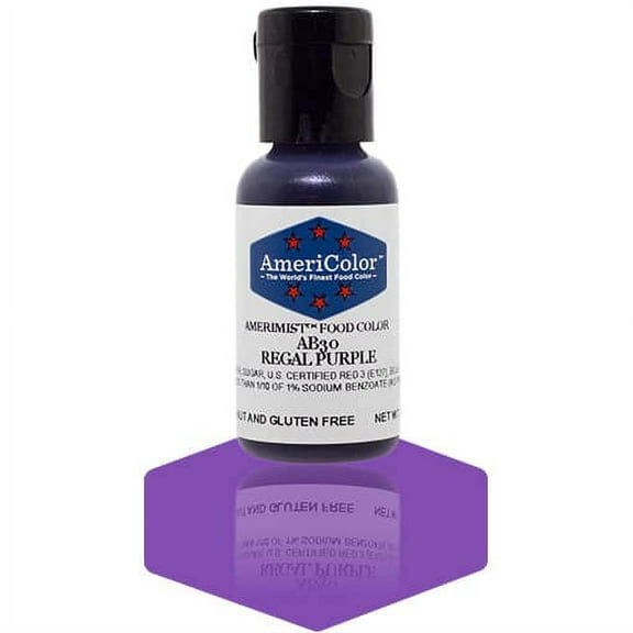 AmeriColor AmeriMist Regal Purple, .65 Ounce, Airbrush Food Color