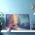 thumbnail image 6 of 12x18 inch Frameless Painting Wall Art Christmas Tree Night,Home Bathroom,Man Cave,Lounge,Cafes Wall Decor Canvas Prints,Christmas Tree Modern Oil Paintings Canvas,Charm Festival Decoration, 6 of 6
