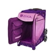thumbnail image 2 of Zuca Sac de Sport en Velours avec Insert et Cadre Violet avec Roues Clignotantes, 2 of 6