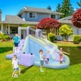 thumbnail image 2 of Ktaxon 7-in-1 Inflatable Water Slide Bounce House with Blower, Splash Pool & Surfboard for Kids Backyard, 2 of 11