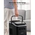 thumbnail image 3 of Hicozy Portable Ice Maker Countertop, Portable Ice Machine 9 Cubes in 6 Mins, 26 lbs/24Hrs 2 Ice Sizes, Ice Maker Machine Self-Cl, 3 of 8