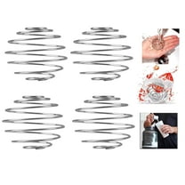 Shaker Balls,304 Stainless Steel Wire Mixing Balls for Protein Shakes Cups Whisk Formula, Food-Grade Metal Protein Mixing Ball, Pack of 4,Silver