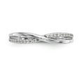 thumbnail image 4 of 14K White Gold Ring Band Wedding Diamond Round, 4 of 7
