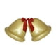 thumbnail image 5 of Campana navideña inflable grande de PVC con lazos, decoración navideña. Doble Oro, 5 of 9