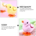 thumbnail image 3 of Miangastore 8Pcs Cat Toys Clockwork Spring Plaything Plush Chick Teasing Toys (Random Color), 3 of 9