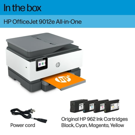 HP OfficeJet 9012e All-in-One Wireless Color Inkjet Printer - 6 Months Free Instant Ink with HP+