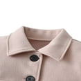 thumbnail image 3 of Bébé Fille Automne Hiver Robe Manteau Manches Longues Bouton une Ligne Veste Trench Top Kaki90, 3 of 6