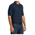 thumbnail image 4 of Mafoose Mens Short Sleeve Core Blend Male Pique Polo Shirt Deep Navy L, 4 of 6