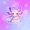 Lavender, variant on Manfei Ocean-Themed Axolotl Zipper Twin Comforter Sets with Fitted Sheet and 2 Pillowcases,Watercolor Animals Pattern Zipper Bedding Set,Colorful Stars Reversible,4pcs