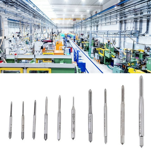 High,Speed Steel Tap Set , M1,M3.5 Sizes For Clean, Accurate Threading Of Nuts  Bolts