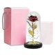 thumbnail image 5 of 2026 24k Gold Rose - Gold Plated Eternity Rose in Glass Cup with Gold Lamps, 5 of 5