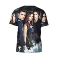 thumbnail image 5 of The Vampire Diaries T-Shirt for Men Novelty 3D Pritneted Casual Short Sleeve Tees Shirt Summer Street T Shirt Top, 5 of 7