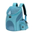 thumbnail image 1 of Amdohai Pet Backpack Dog Cat Carrier with Double Zip Clear Window, 1 of 7