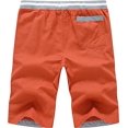 thumbnail image 2 of Yundobop Mens Shorts Casual Adjustable Drawstring Elastic Waist Slim Shorts, 2 of 7