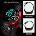 thumbnail image 5 of A ALPS Watches for Man Digital Sport Wristwatch with LED Back Light Stopwatch Waterproof Wristwatch Gift for Man Father's Day Gifts, 5 of 9