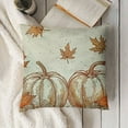 thumbnail image 3 of YINGXI Fall Decor Pillow Covers Fall Orange Pumpkin Throw Pillow Covers Outdoor Fall Thanksgiving Decorations for Home Autumn Decorative Cushion Covers for Couch Sofa 22x22in, 3 of 5