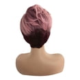 thumbnail image 3 of Hot Short Sexy Wig Front Wavy Fashion Black Women Curly Pink Synthetic Wigs, 3 of 5