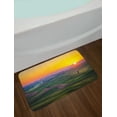 thumbnail image 2 of Idaho Bath Mat, Digitally Generated Landscape Photo of Sunset in Pacific Northwest, Plush Bathroom Decor Mat with Non Slip Backing, 29.5" X 17.5", Multicolor, by Ambesonne, 2 of 2