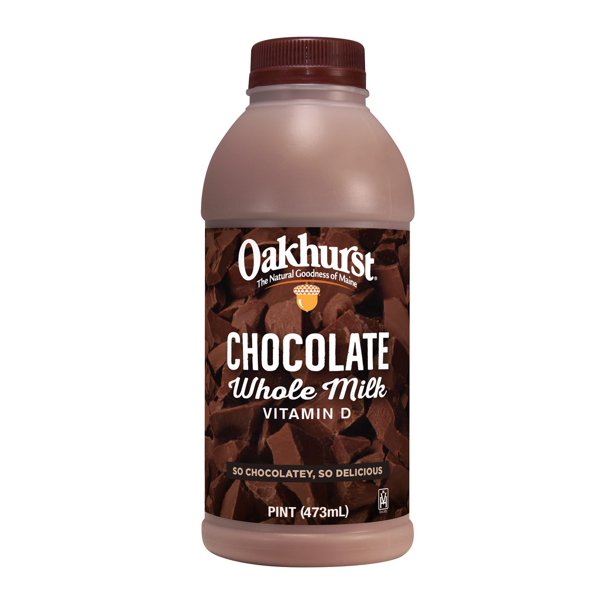 Oakhurst Whole Chocolate Milk, 1 Pint - Walmart.com