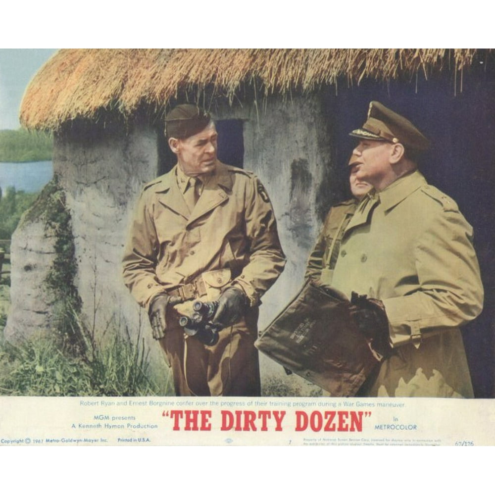 The Dirty Dozen movie POSTER (Style H) (11" x 14") (1967) Walmart