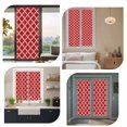 thumbnail image 6 of Red Window Privacy Film Moroccan Geometric Abstract Decorative Glass Window Film UV Blocking Static Cling Non-Adhesive Sticker Covering for Home Door 29.5 x 78.7 inches, 6 of 8