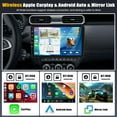 thumbnail image 3 of [2+64G] Android 13 Car Stereo for Nissan Sentra 2013-2018 with Wireless Carplay&Android Auto,10.1 Inch Touch Screen Car Radio with Mirror Link GPS WiFi Bluetooth FM/RDS HiFi+Backup Camera, 3 of 8
