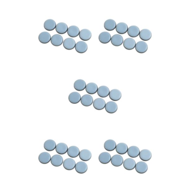 Bearachild 8 protectores de suelo azul para un movimiento de muebles fácil y silencioso con fuerte resistencia a la compresión circular de 16 Type2 NO2