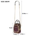 thumbnail image 2 of FORMRS Crossbody Bag for Women Quilted Travel Shoulder Cell Phone Purse with Chain Strap Handbag, Gold Abstract Pattern, 2 of 7