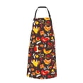 thumbnail image 3 of Cauagu Roosters Aprons with Pockets,Waterproof Apron for Women,Kitchen Cooking Apron Adjustable Bib Aprons Chef Apron for Cooking,Drawing,Crafting, 3 of 8