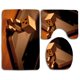 thumbnail image 1 of ABPHQTO Danbo triste Juego de alfombras de baño de 3 piezas Alfombra de baño Alfombra de contorno y tapa de inodoro, 1 of 2