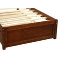 thumbnail image 6 of Twin Size Platform Bed Wood Bed Frame with Trundle, 6 of 9
