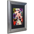 thumbnail image 2 of Trademark Fine Art "The Talking Flowers" Canvas Art by Natasha Wescoat, Black Matte, Silver Frame, 2 of 4