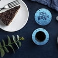 thumbnail image 5 of RYLABLUE Halloween Pumpkin Ghost Set of 6 Round Coaster for Drinks, Absorbent Ceramic Stone Coasters Cup Mat with Cork Base for Home Kitchen Room Coffee Table Bar Decor, 5 of 5