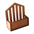 thumbnail image 5 of Kokiya 1:12 Mini Wooden Storage Basket Model Home Decor Doll Accessories Decoration Brown, 5 of 7