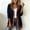 Solid colors; patchworked trim, variant on IUYRTFE Women Long Sleeve Patchwork Cardigan Jacket Button Down Casual Outerwear with Contrast Trim