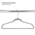 thumbnail image 5 of Simplify Kid's Velvet Shirt Hangers, 25 Pack, White, 5 of 7