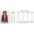thumbnail image 6 of PRETTYGARDEN Women's Faux Suede Jackets 2025 Spring Fall Clothes Long Sleeve Open Front Cropped Coat Outwear, 6 of 10