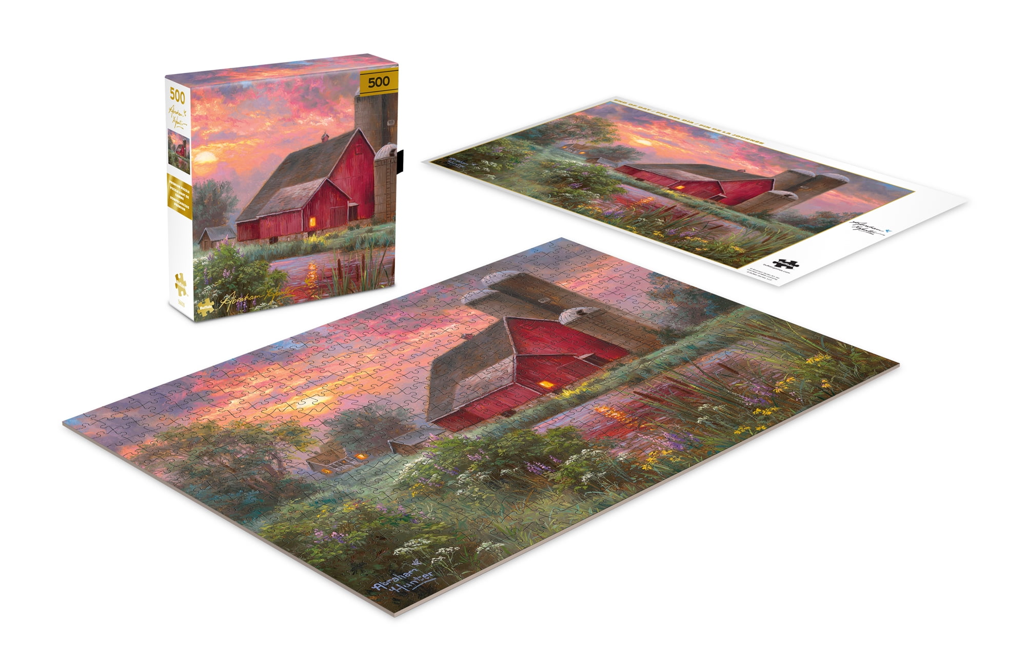 Buffalo Games End of Day 500-Piece Interlocking Jigsaw Puzzles for Adults Ages 14+