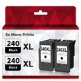 thumbnail image 1 of Cartucho de tinta de repuesto Skyink 240XL negro, paquete de 2 unidades, Canon, 1 of 6