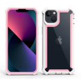 thumbnail image 1 of Funda de silicona resistente híbrida para iPhone, carcasa transparente a prueba de golpes, armadura 2 en 1 para iPhone 14, 13, 12, 11 Pro Max, XR, X, XS Mini, 8, 7, 6 Plus, SE 2 Fivean unisex, 1 of 2