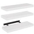 thumbnail image 1 of Juego de 3 estantes flotantes AMADA HOMEFURNISHING, color blanco, 1 of 7