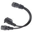 thumbnail image 1 of C14 Macho A C13 NEMA 5-15R Cable de AlimentAción Femenino, Cables de Alimentación 10a 250V Moldeado una Vez A Prueba de Agua Segura Para Entresoras, 1 of 7