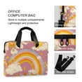 thumbnail image 4 of FORMRS 16" Laptop Bag Carrying Sleeve Case with Handle Travel Shoulder Briefcase, Purple Retro Rainbow, 4 of 8