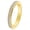 Gold, variant on Women's Stainless Steel Elegant Sweet Full Circle of Zirconia Ring Rose Gold Size 12