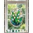 thumbnail image 4 of Yardvibe Acrylic Puzzles Suncatcher Window Hanging, 7.87" Sun Catcher Stained Glass Garden Decoration for Women Men Mom Birthday Gift Home Decor (Secret Lily Valley), 4 of 6