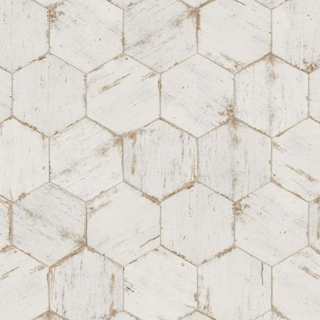 Merola Tile Fnurtx Retro Hex - Blanc