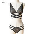 thumbnail image 1 of Conjunto de ropa interior encantadora para mujer, vendaje hueco, lencería de encaje floral, ropa de dormir, regalo kenally  XX000187-04, 1 of 7