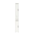 thumbnail image 6 of Noble House 67.5" Tall Slim Bathroom Storage Cabinet, 2-Door Freestanding Linen Tower with Adjustable Shelves, White, 6 of 14