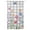 Sky Blue Pink Light Gray, variant on Sheer Curtains 63 Inch Length, Spring Floral Semi Sheer Curtains Light Filtering Window Treatment, Pink Blue Flowers Butterfly Wooden Privacy Voile Drapes for Living Room Bedroom 52x63 Inch